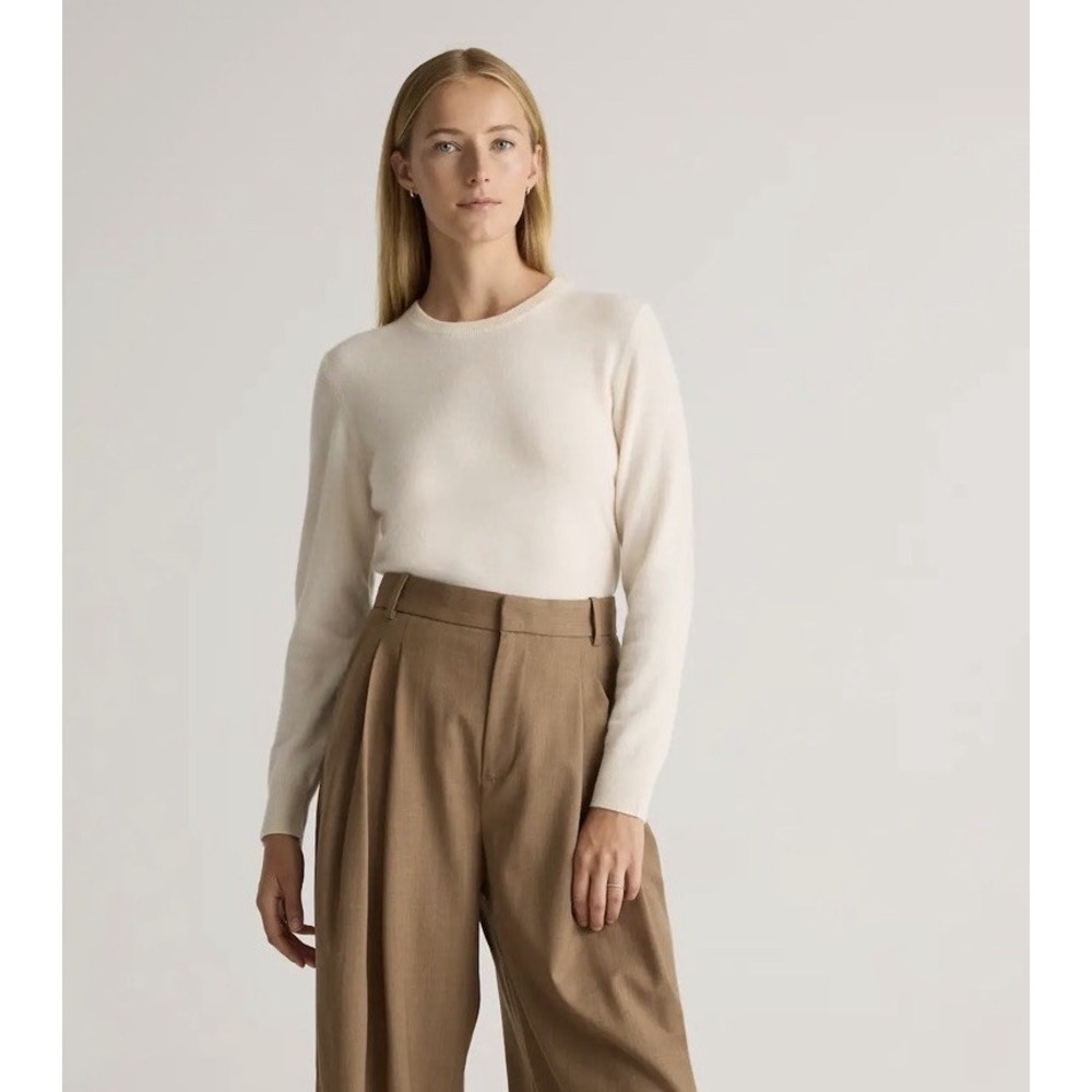 Quince Women's 100% Mongolian Cashmere Crewneck Sweater Large Women's Luxury